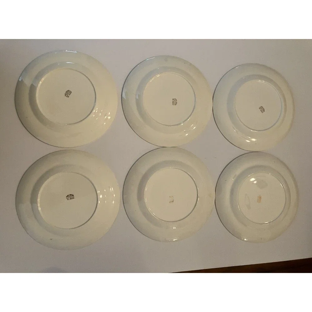 Lot of 6 POPE GOSSER St. Regis China Salad Plates